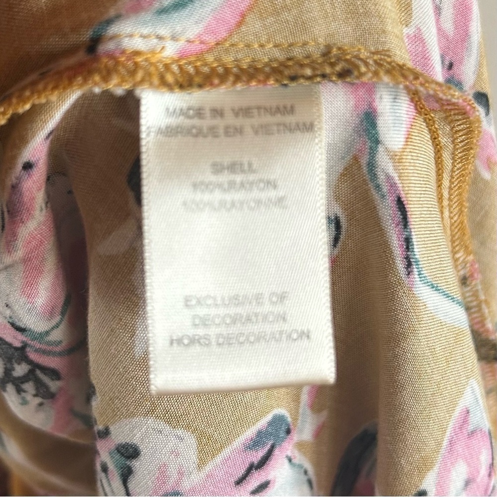 Floral Smocked Sleeveless Dress Size XS - Picture 14 of 15